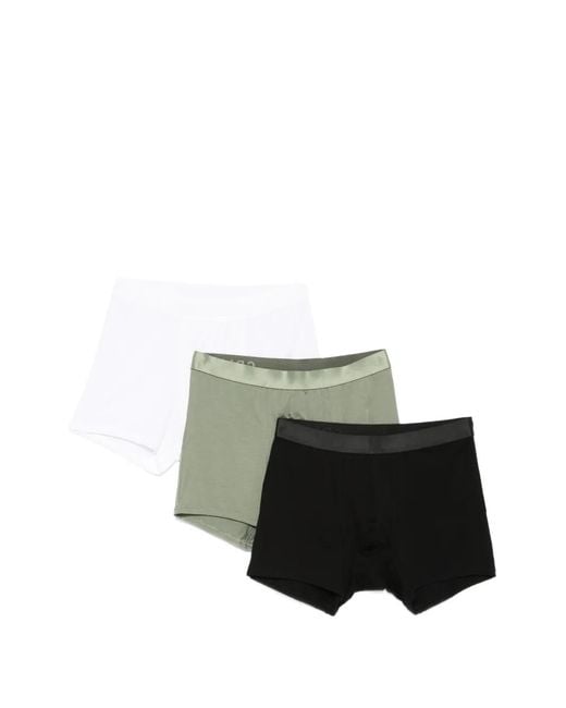 CDLP White Logo-Waistband Boxers (Set Of Three) for men