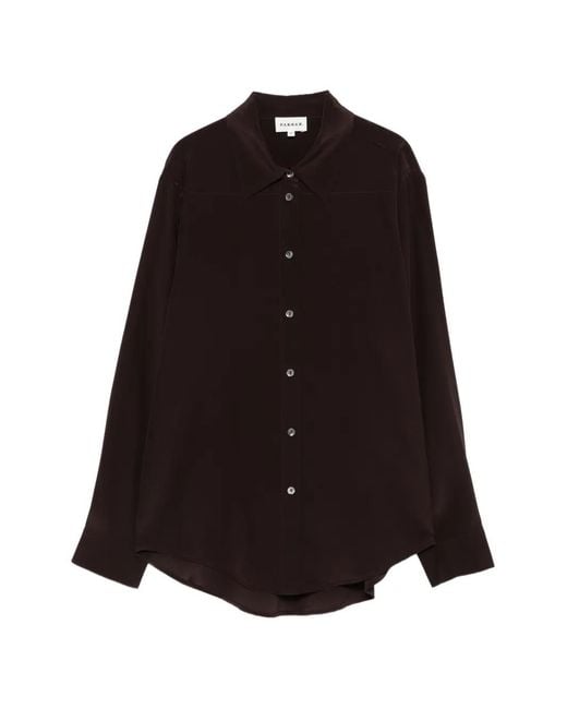 P.A.R.O.S.H. Black Sweet Button Shirt