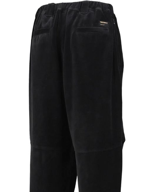 Tightbooth Black Velour Balloon Pants for men