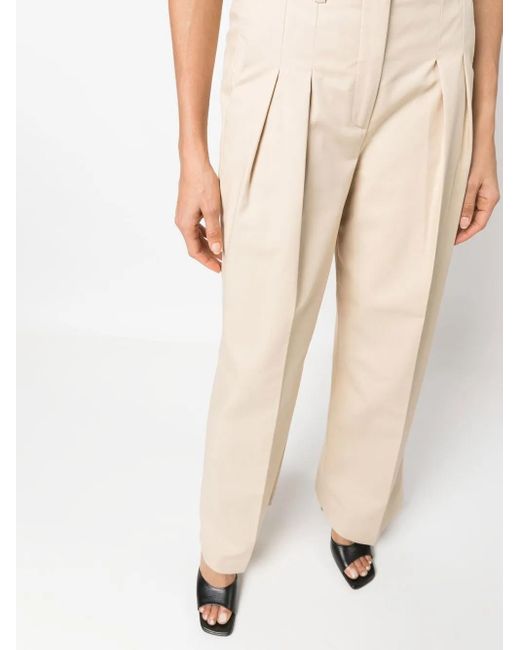 Calvin Klein Natural Pants With Logo