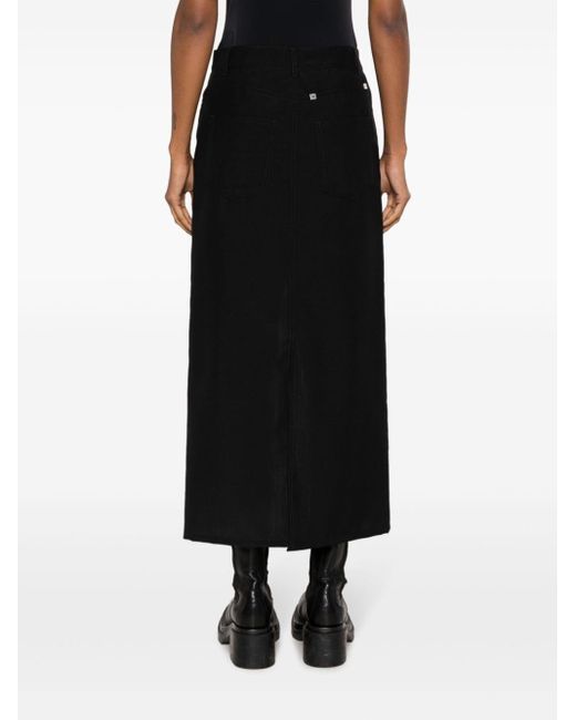 Givenchy Black High-waisted Maxi Skirt
