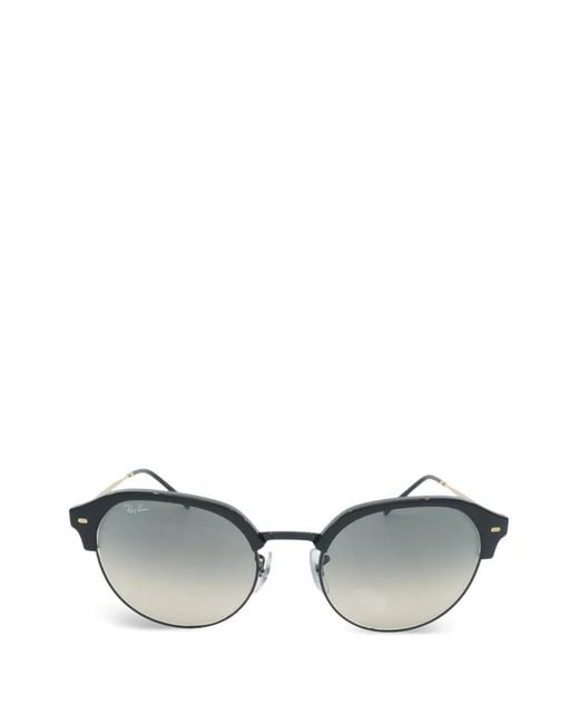 Ray-Ban Gray Geometric-Frame Sunglasses for men