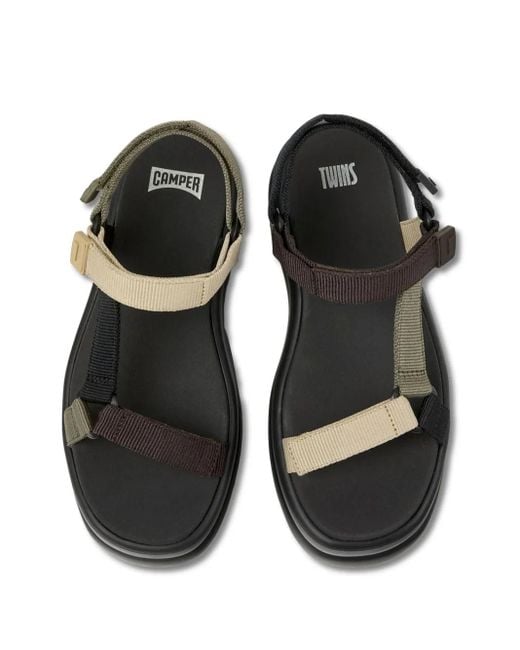 Camper Pelotas Flota Up Twins サンダル Brown