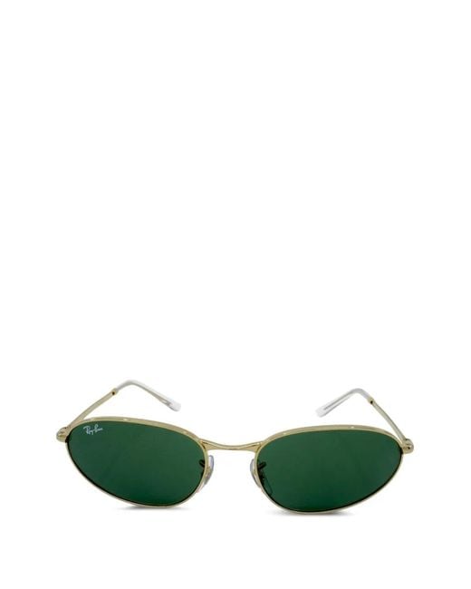 Ray-Ban Green Tinted-Lens Sunglasses for men