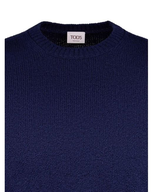 Tod's Pullover Mit Rundem Ausschnitt in Blue für Herren