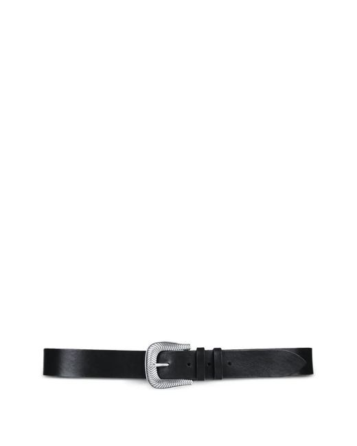 Barbara Bui White Buckle Belt