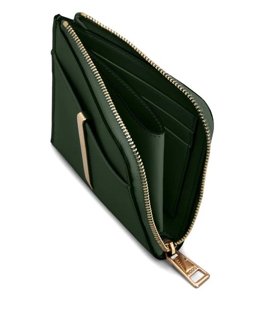 Tod's Green Zip Wallet