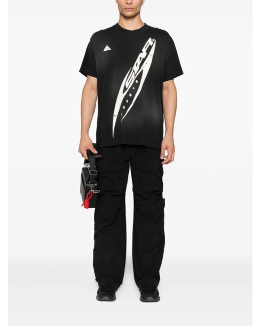 HELLSTAR Black Graphic-Print T-Shirt for men
