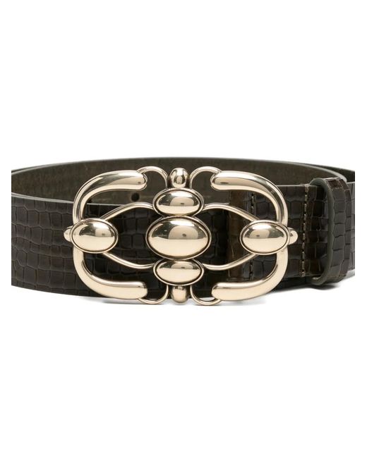 Isabel Marant Green Croc-Effect Belt