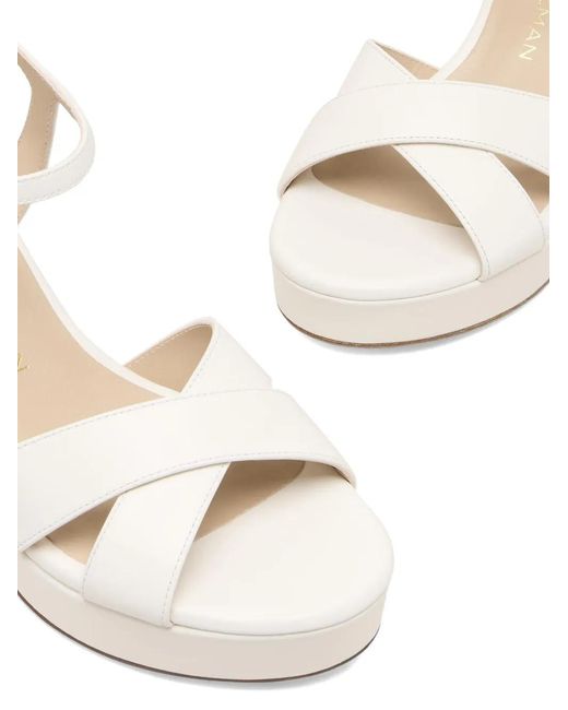 Stuart Weitzman Natural Dayna Platform Sandals