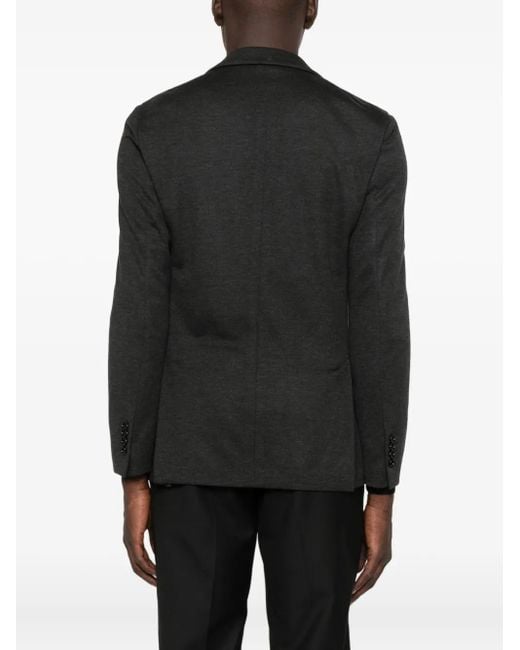 Chaqueta con bolsillo de parche Lardini de hombre de color Black