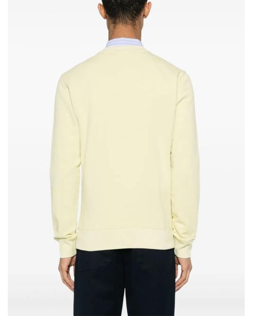 Maison Kitsuné Natural Fox-Patch Cotton Sweatshirt for men