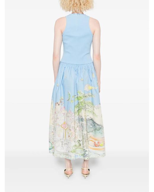 ALÉMAIS Anouk Tank ドレス Blue