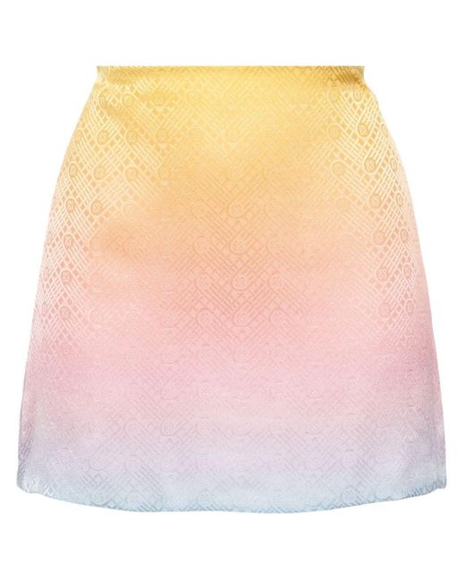 Minifalda con efecto degradado Casablancabrand de color Pink