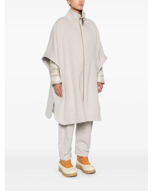 Herno White Polyamide/Feather/Down/Virgin Wool/Polyamide