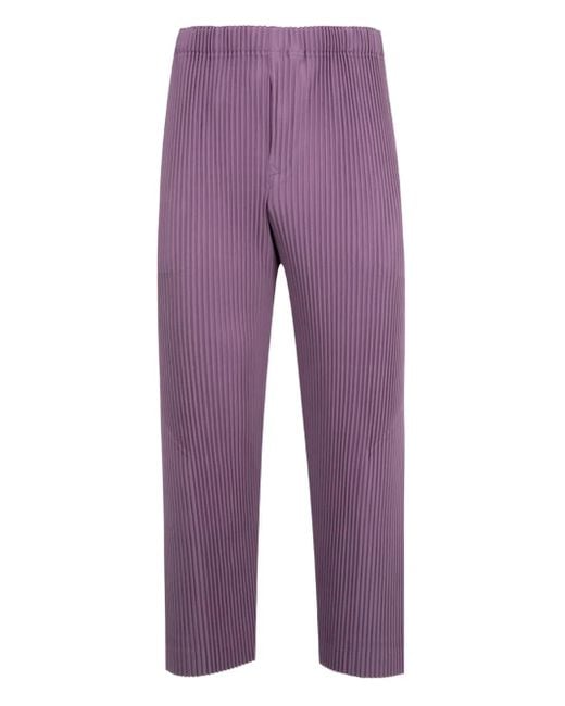 Issey Miyake Purple April Trousers for men