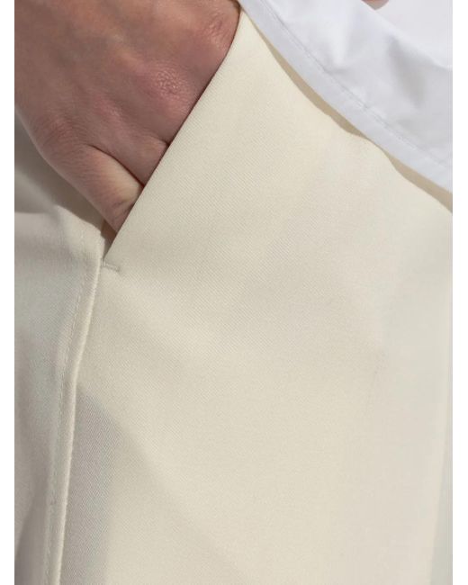Pantalones De Vestir De Lana Jil Sander de color White