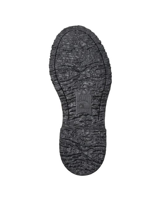 Camper Brown Walden Embroidered Leather Loafers for men