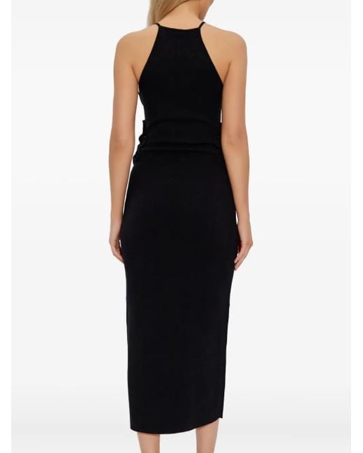 Cult Gaia Black Jena Midi Dress