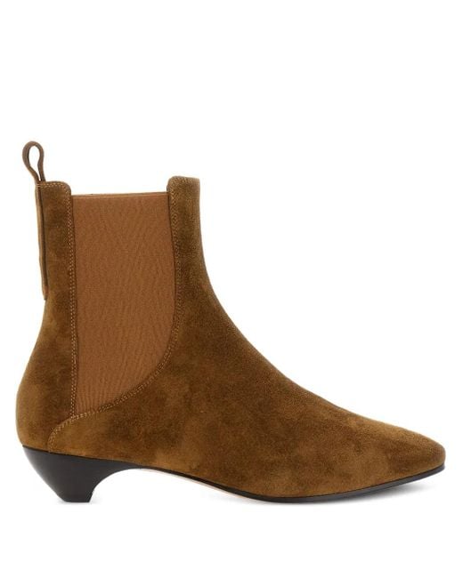 Le Monde Beryl Brown Allegra Suede Chelsea Boots