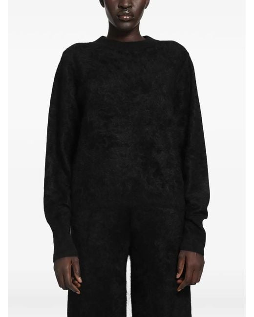 Jersey Con Efecto Cepillado Thom Krom de color Black