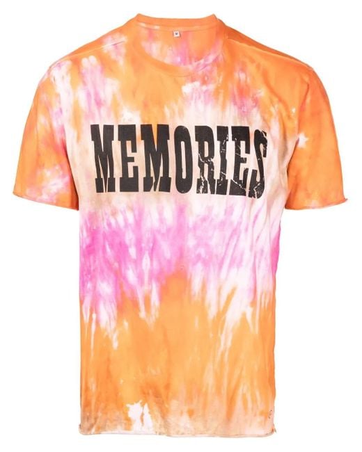 Stain Shade Pink X Hiroshi Fujiwara T-Shirt À Imprimé Tie-Dye for men