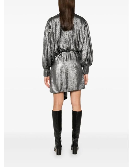 IRO Gray Claribel Mini Dress