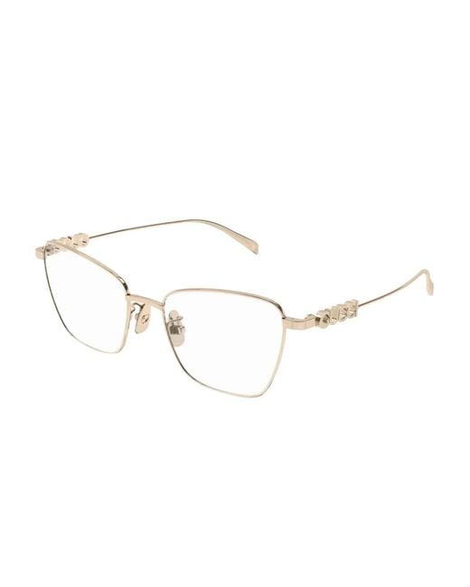 Gucci Natural Square-Frame Glasses