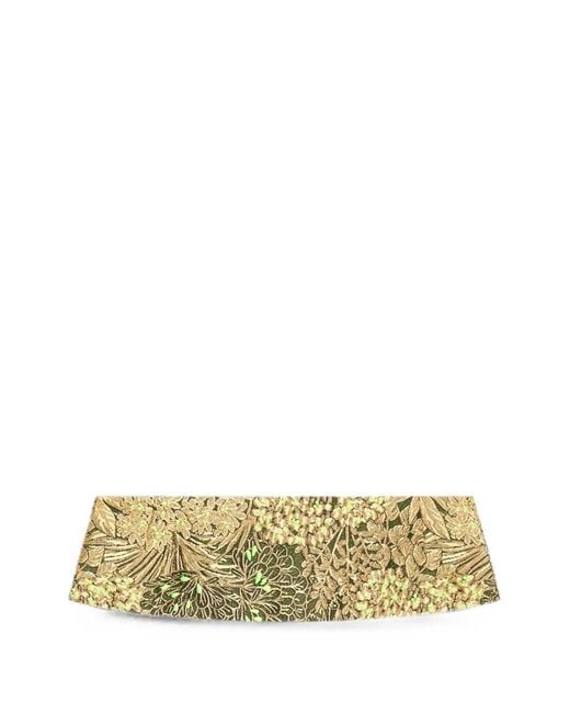 Dries Van Noten Metallic Jacquard Belt