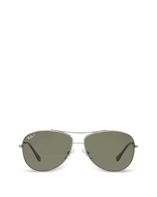 Ray-Ban Green Lunettes De Soleil À Monture Pilote for men