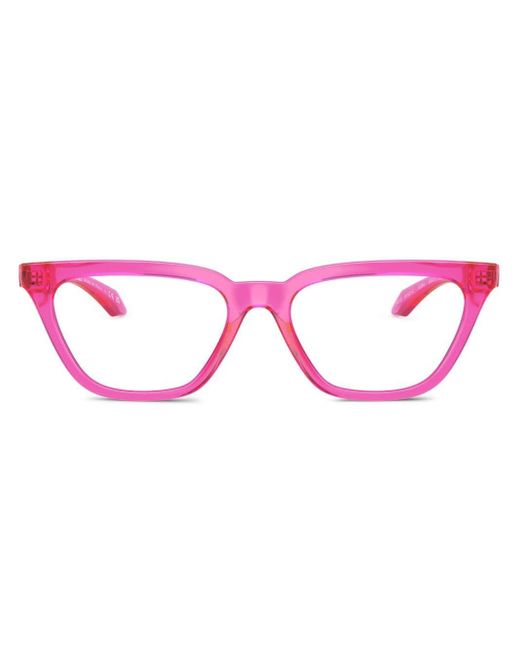 Versace Pink Brille im Cat-Eye-Design