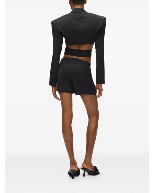 Karl Lagerfeld Black Mini Kl Studio Zip-Fastening Skirt