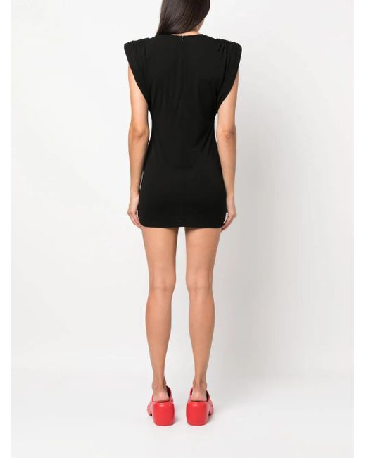 Abito Corto Smanicato di Wardrobe NYC in Black