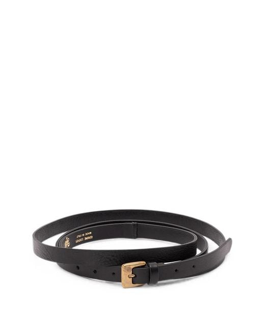 Aniye By Black Buckle-Fastening Leather Belt