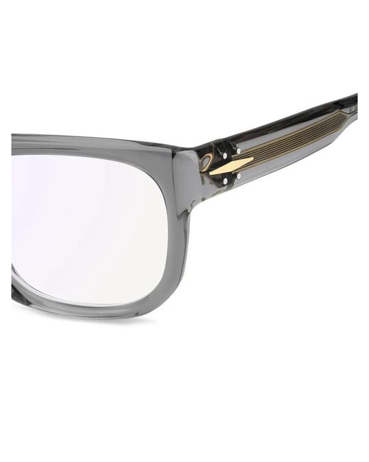 David Beckham Blue Square-Frame Glasses for men