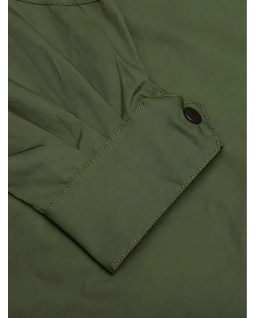 Needles Green Oxford Hooded Field Coat for men