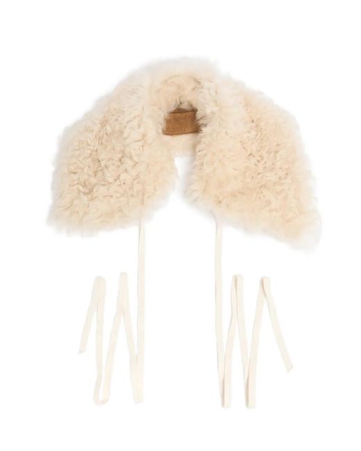 Sciarpa Con Colletto di Ann Demeulemeester in White