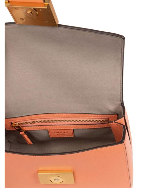 Kate Spade Orange Small Katy Leather Tote Bag