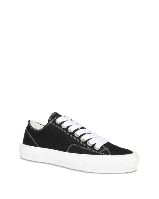 MSGM Black Lace-Up Sneakers
