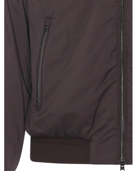 Zip bomber jacket Herno de hombre de color Brown
