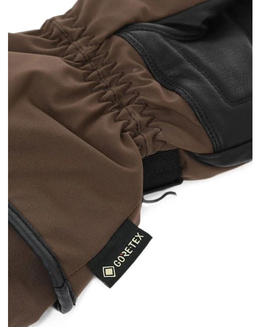 Moncler Black Gore-Tex Drawstring Gloves for men