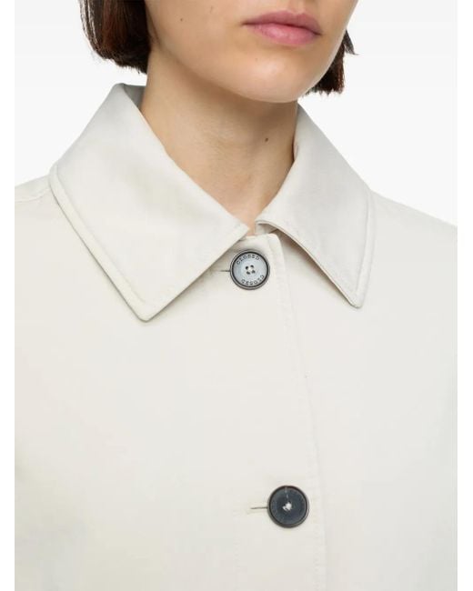 Closed White Cotton Short Jacket