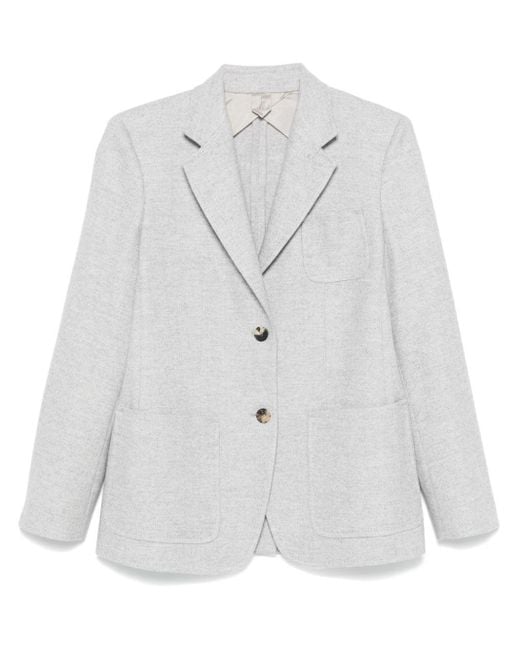 Max Mara White Carpi Blazer