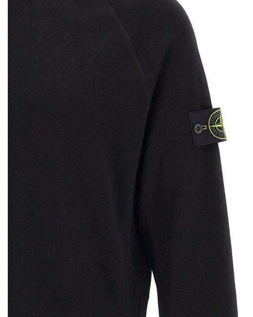Stone Island Blue 5100045 Compact Rib Soft Organic Cotton Jumper for men