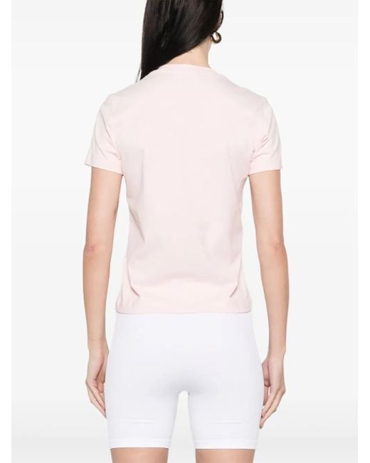Casablanca Diamond Print T-shirt Pink