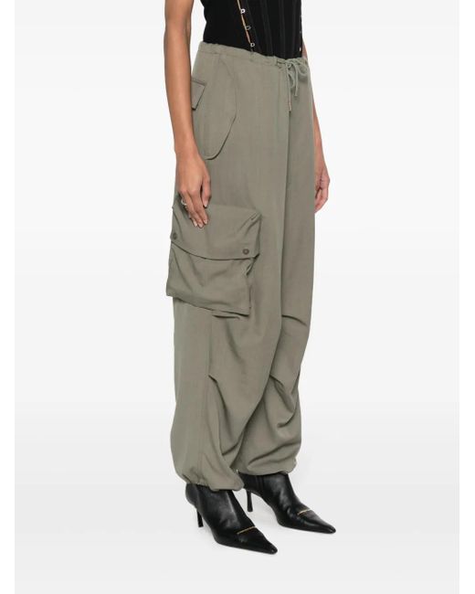 DARKPARK Gray Blair Cotton Cargo Trousers