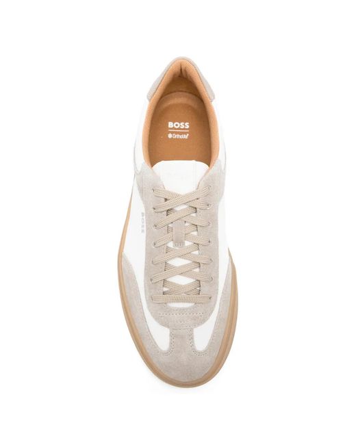 Boss White Baskets Texturées for men