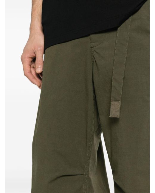 Pantalones cargo con diseño rasgado Sacai de hombre de color Green