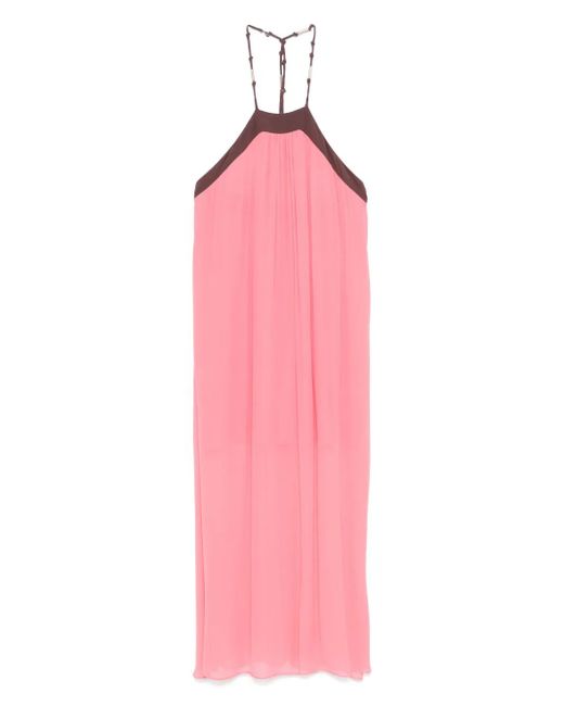 Patrizia Pepe Pink Maxi Dresses