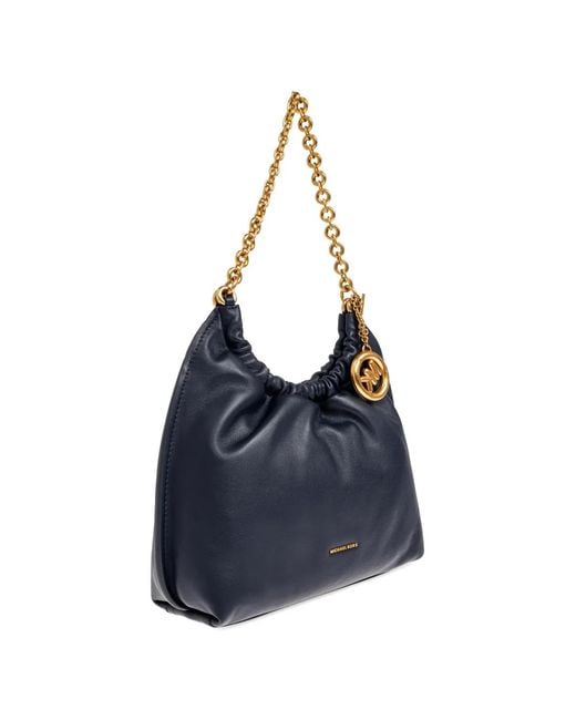 MICHAEL Michael Kors Blue Leather Tote Bag
